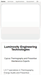 Mobile Screenshot of luminosityengtech.com