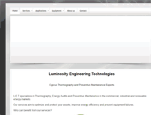 Tablet Screenshot of luminosityengtech.com